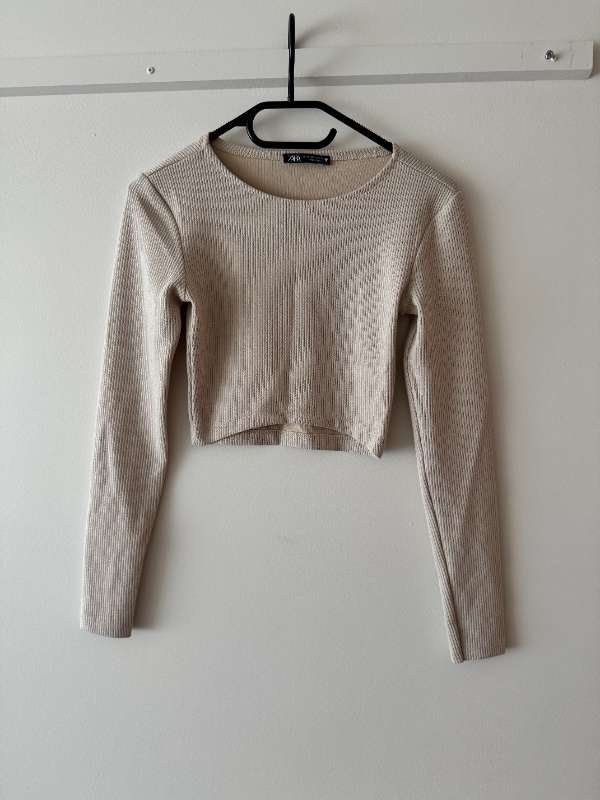 Zara cropped langermabolur