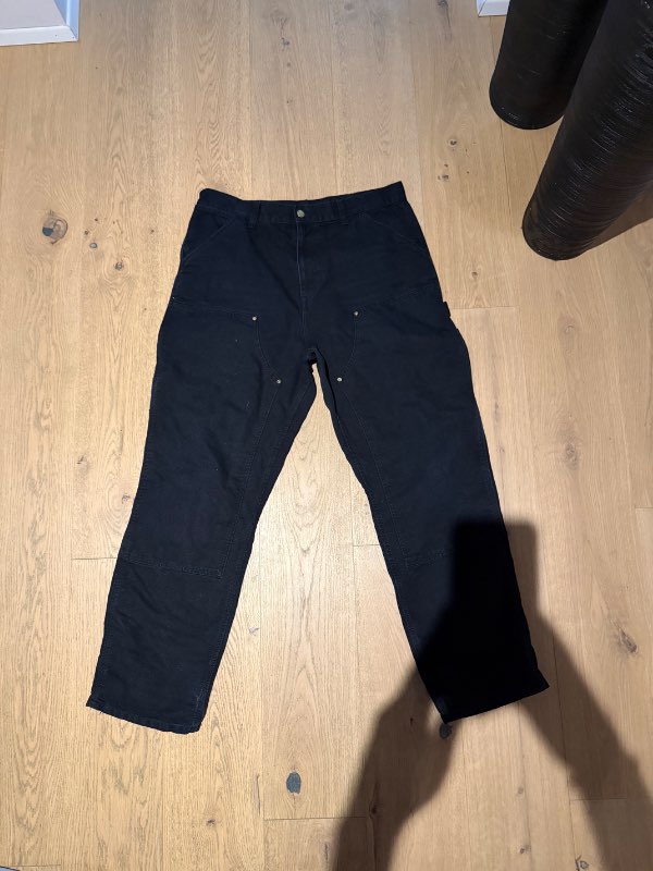 Carhartt svartar gallabuxur