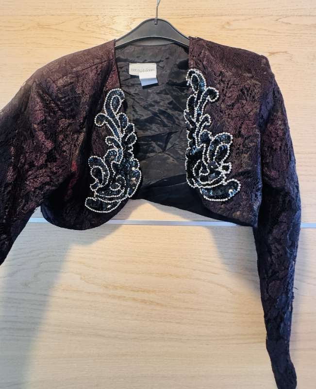 Vintage bolerojakki með pallíettum
