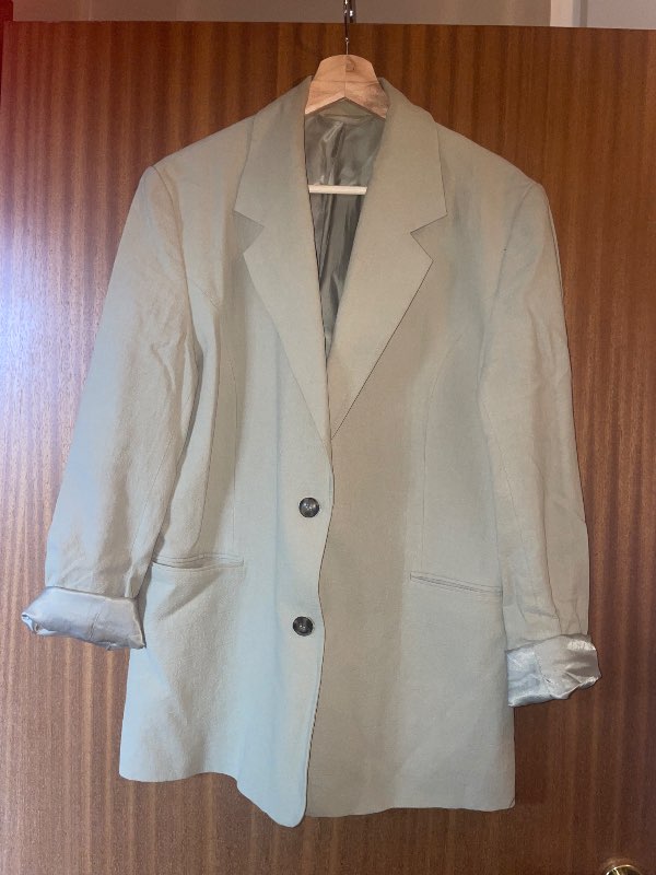 Grænn oversized blazer