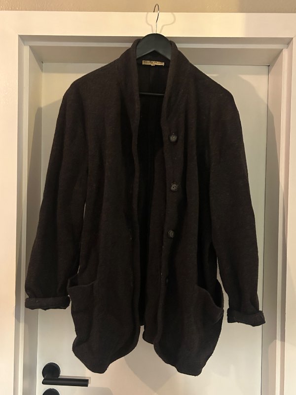 griffe tricot gray jacket w pockets