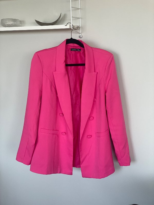 Bleikur bohoo blazer