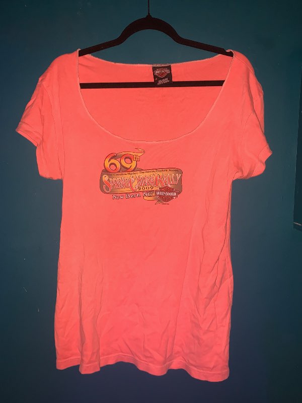 Harley Davidson off shoulder stuttermabolur