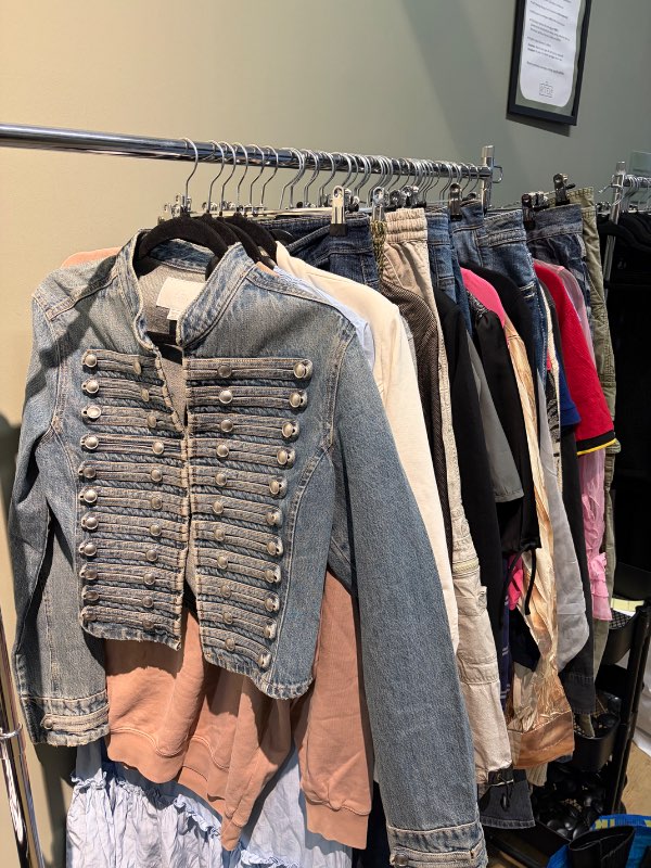 Denim military jakki