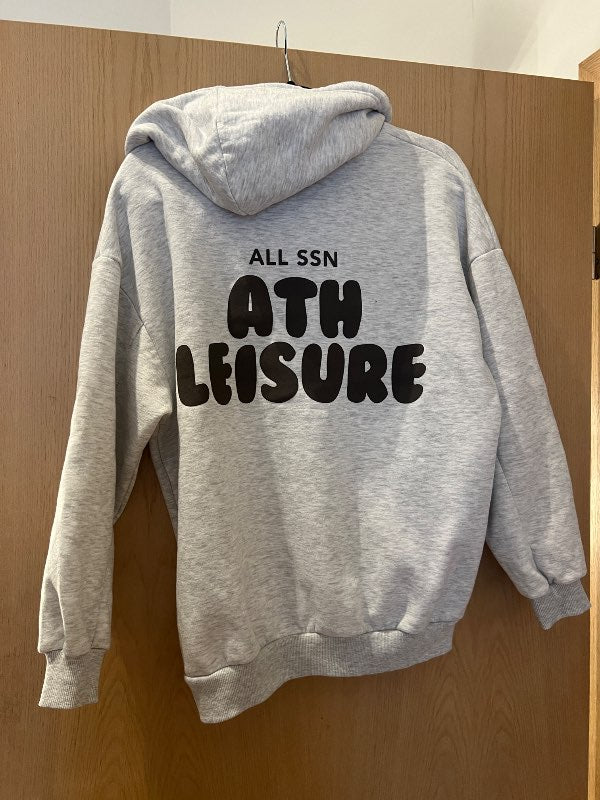 Boohoo grá hettupeysa