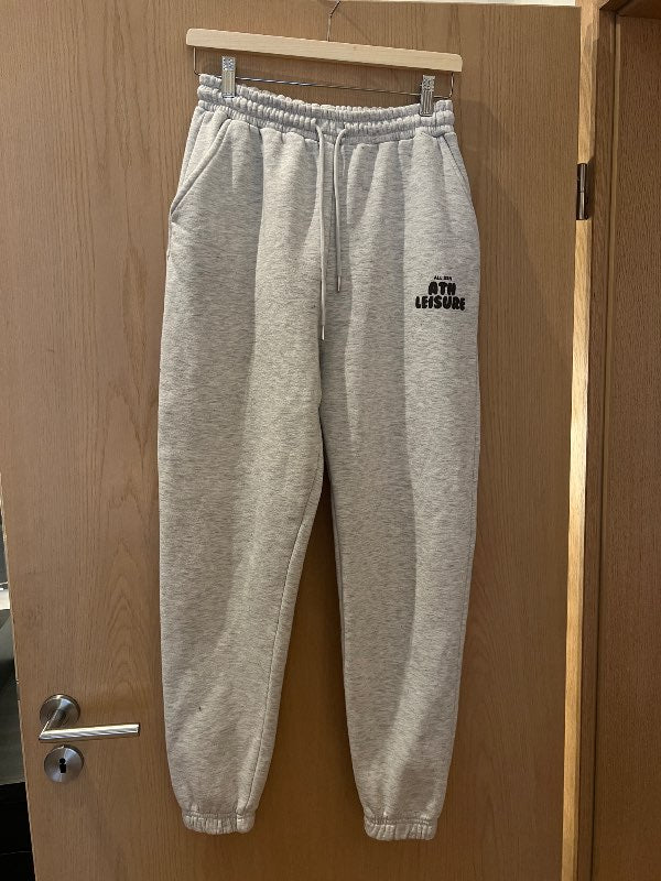 Boohoo gráar kósýbuxur