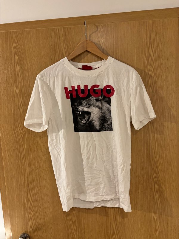Hugo hvítur bolur