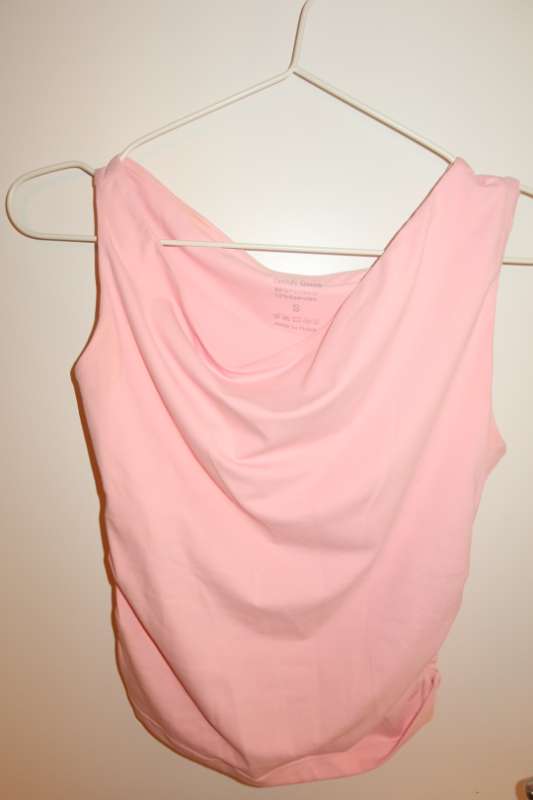 Off the shoulder bleikur toppur