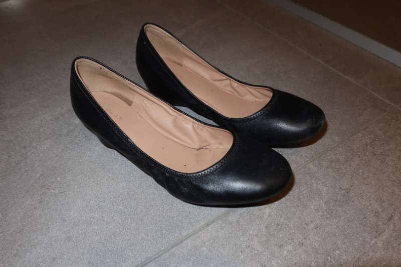 Cole Haan svartir hælaskór