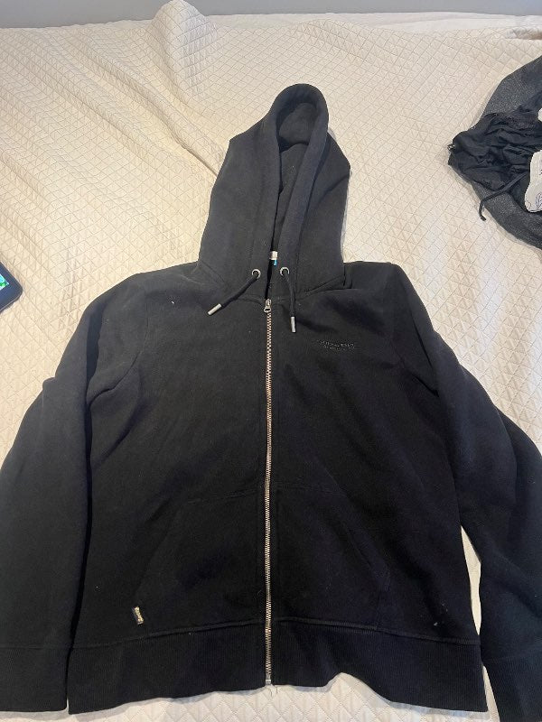 Superdry zip-up svört