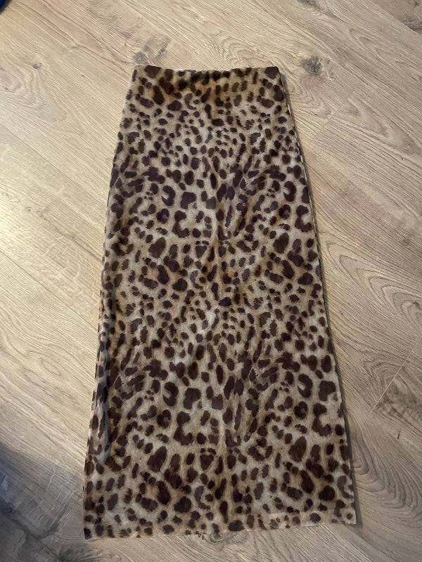 Zara leopard sítt pils