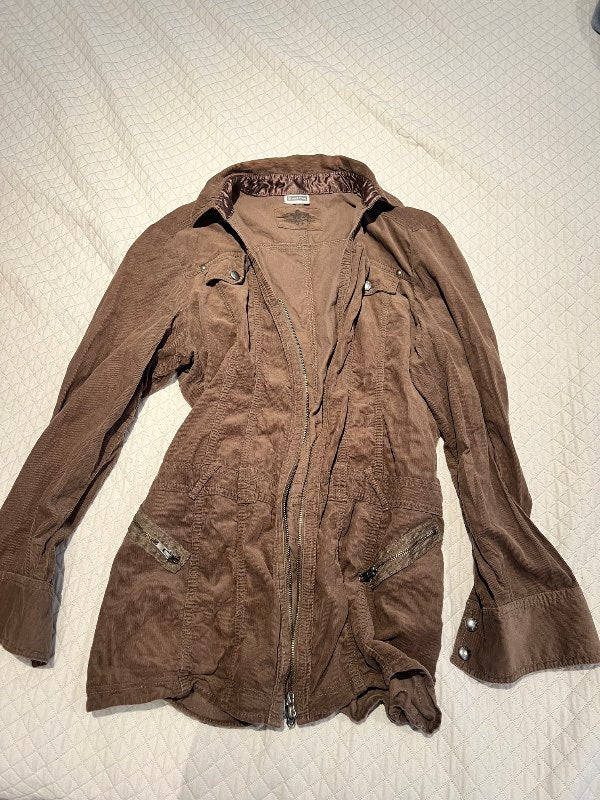 Vintage brúnn jakki