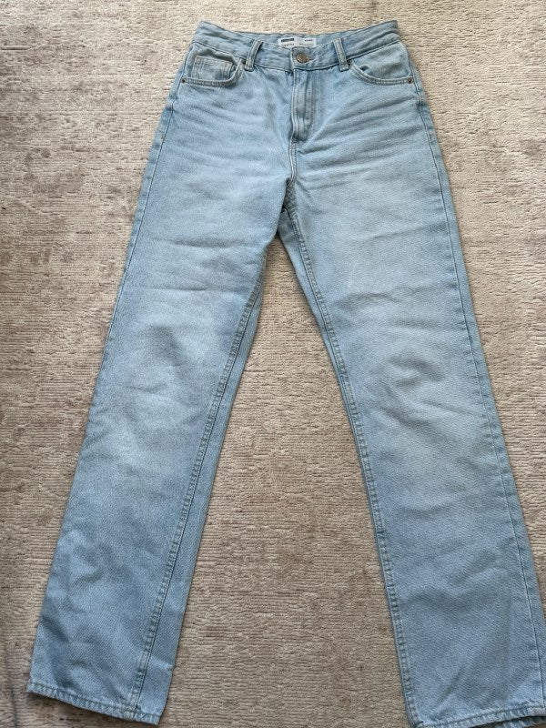 Bershka light blue gallabuxur