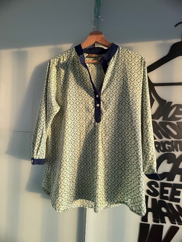RFP tunic green/ white