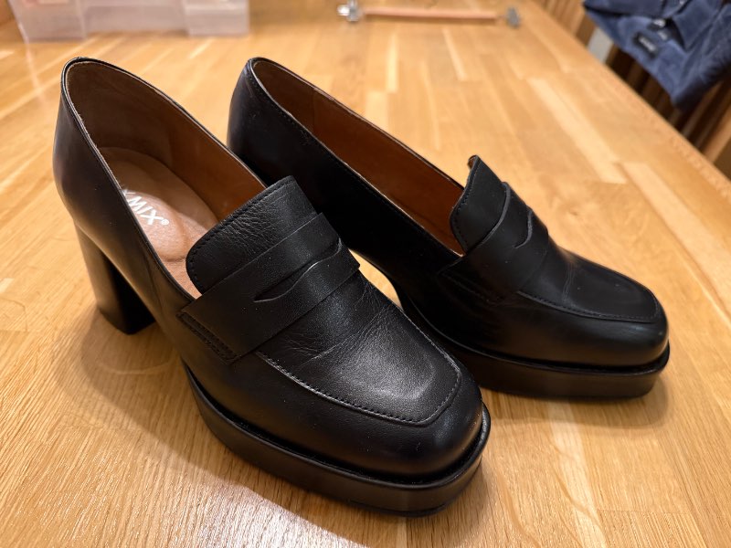 Svartir skór Six Mix 38