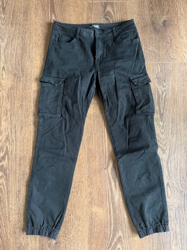 Cargo buxur - low waisted