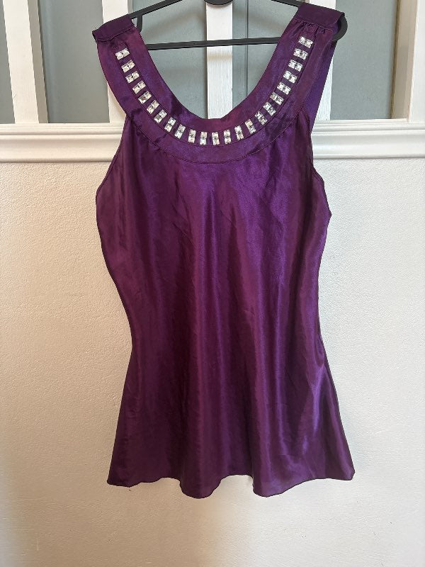 Banabee fjólublár silkiblend toppur