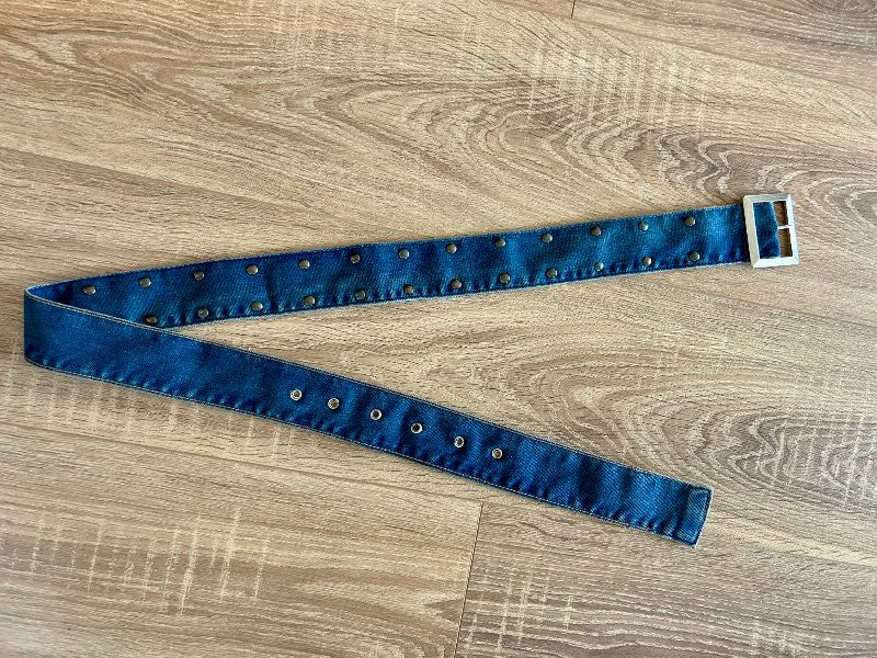 Blátt denim belti