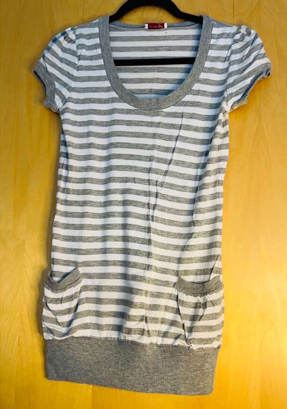 Orsay Stripe (Grey-White)
