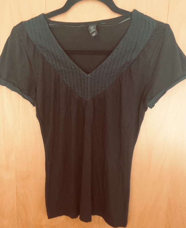 Herry Top ( Black V Neck Tshirt )