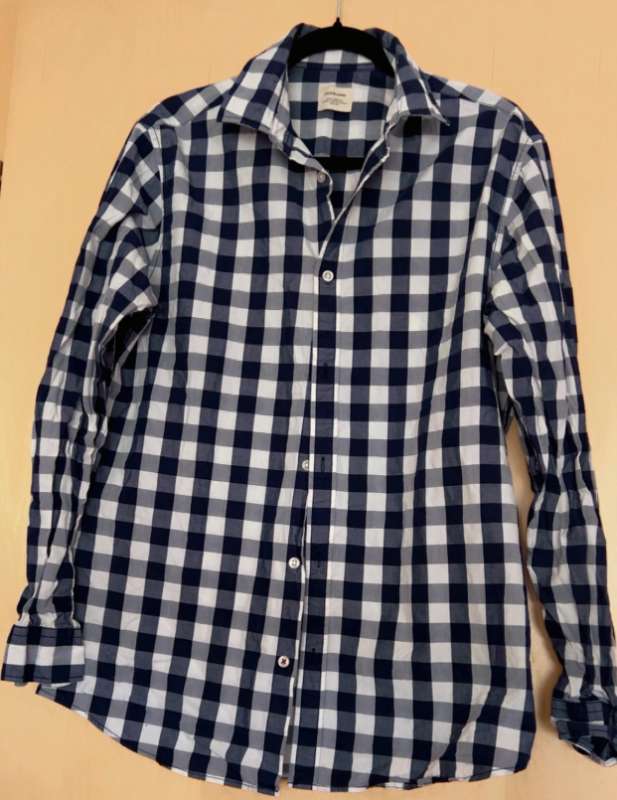 Jack&Jones Skyrtur ( Navy Blue &White)