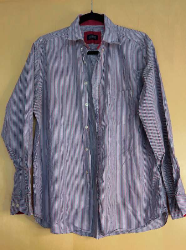 Mirto Skyrtur ( Stripe Purple &Navy Blue)