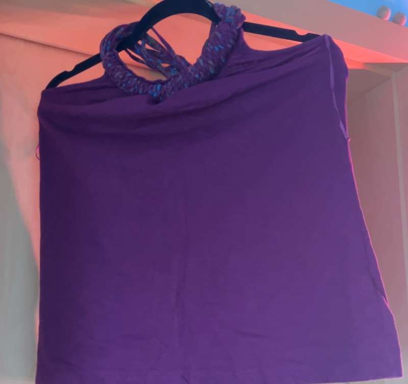 Trafaluc strappy blouse (Purple )