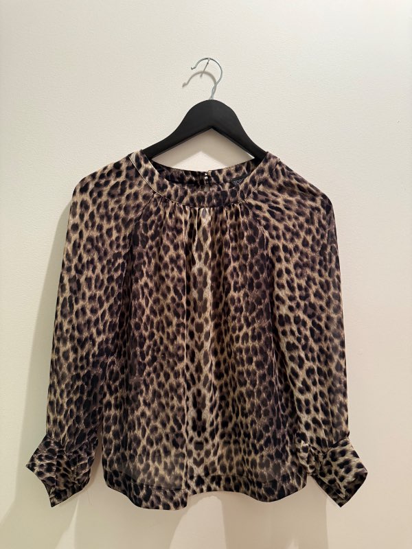 Leopard blússa