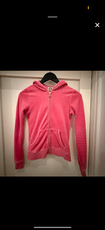 Vintage Juicy Couture zip up peysa