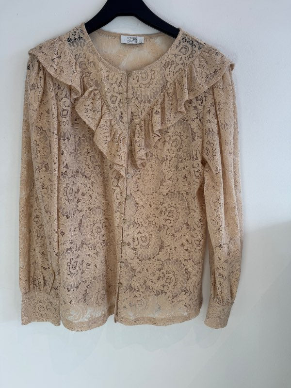 Blundublússa beige Love and Divine