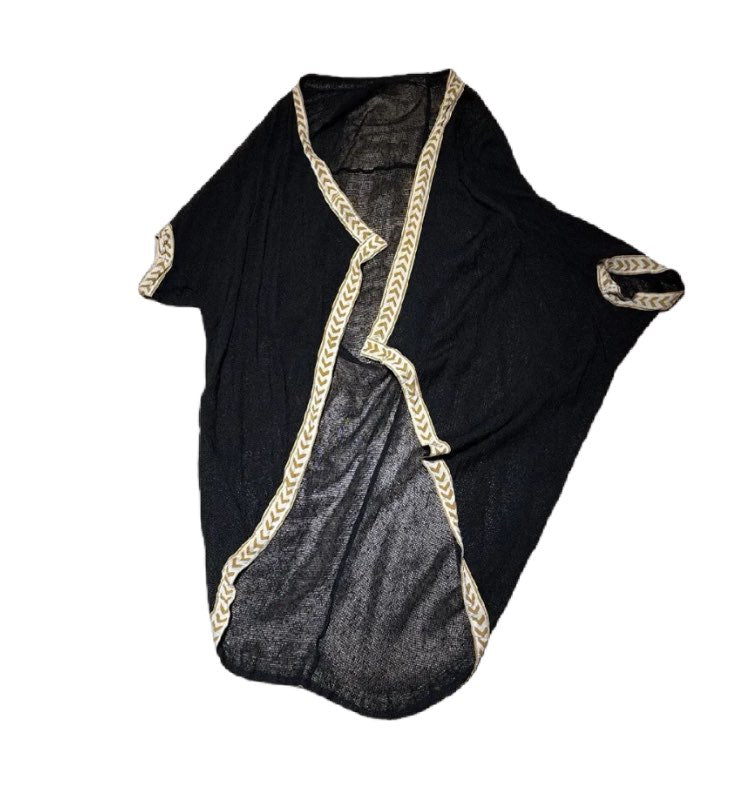 Kimono með gulu í