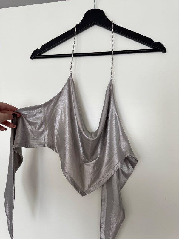 Stradivarius toppur silfur
