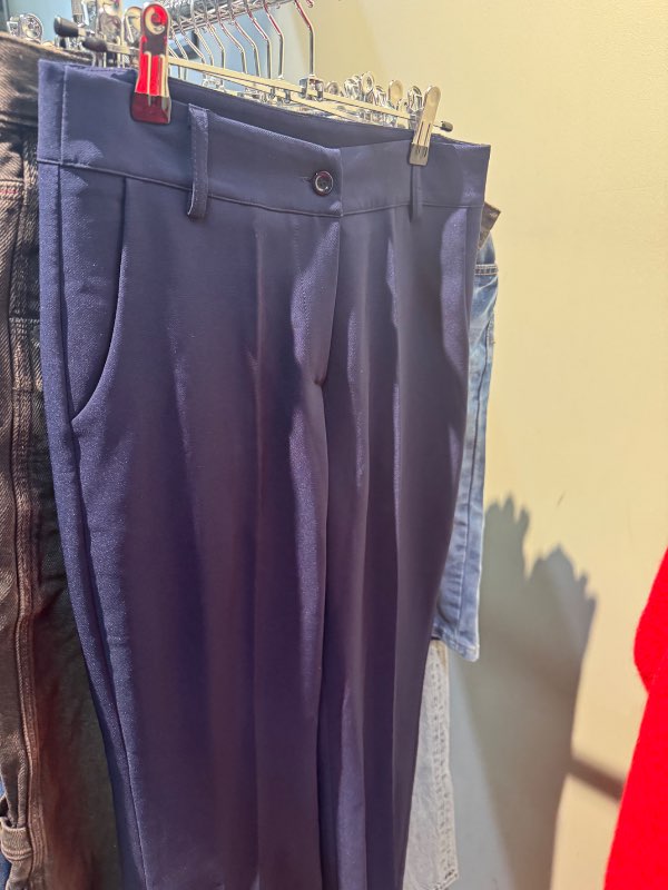 Bláar suit pants