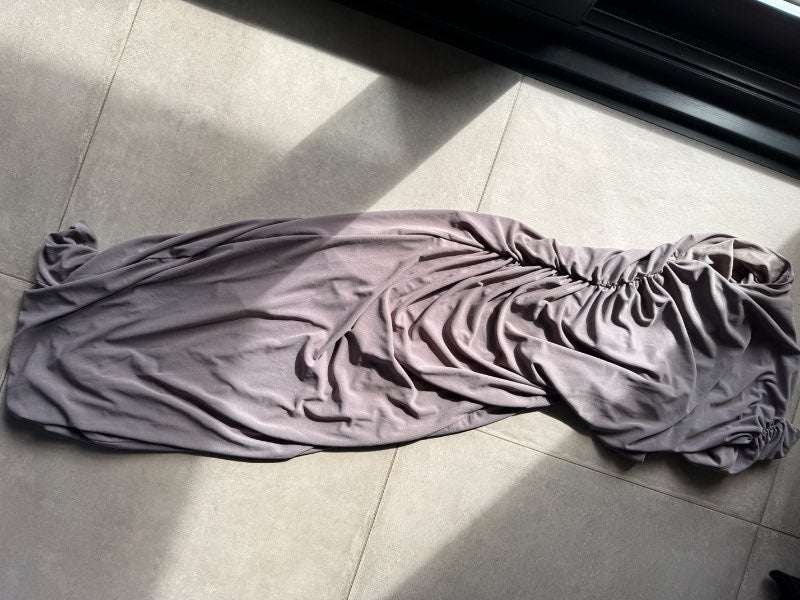 Zara grár síður kjóll