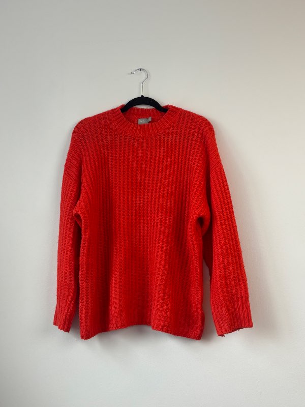 asos appelsínugul peysa