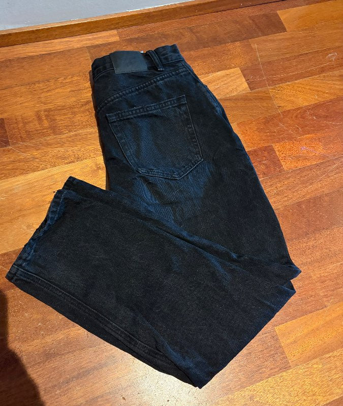 Pull&Bear svartar gallabuxur