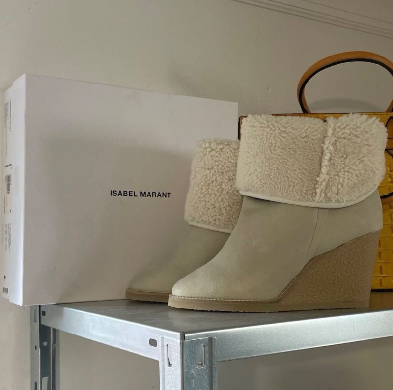 Isabel Marant Wedge Lamb Skin (ónotaðir)