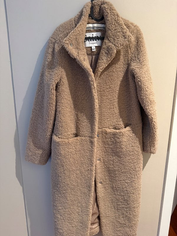 Saint Tropez krullu kápa beige