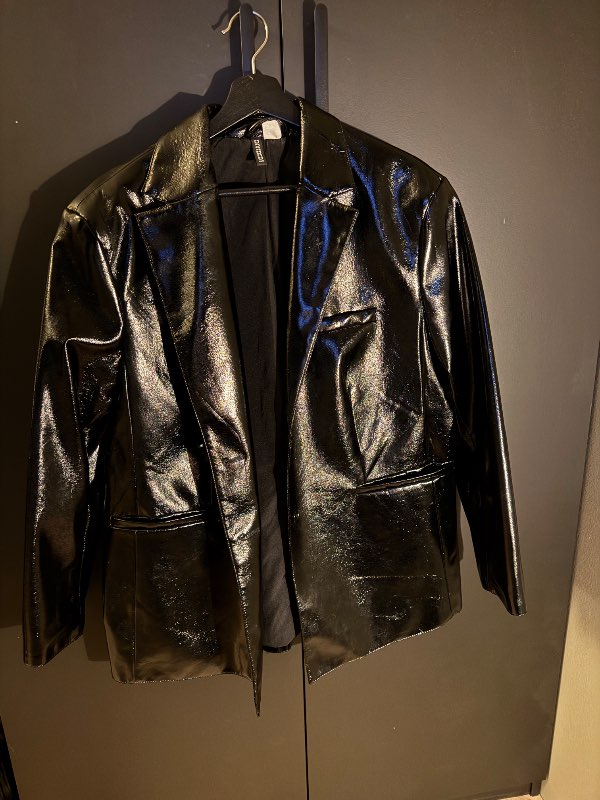 Oversized leðurjakki