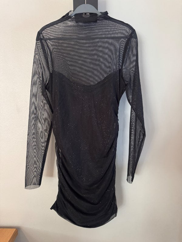 Mango Glimmer kjóll svartur