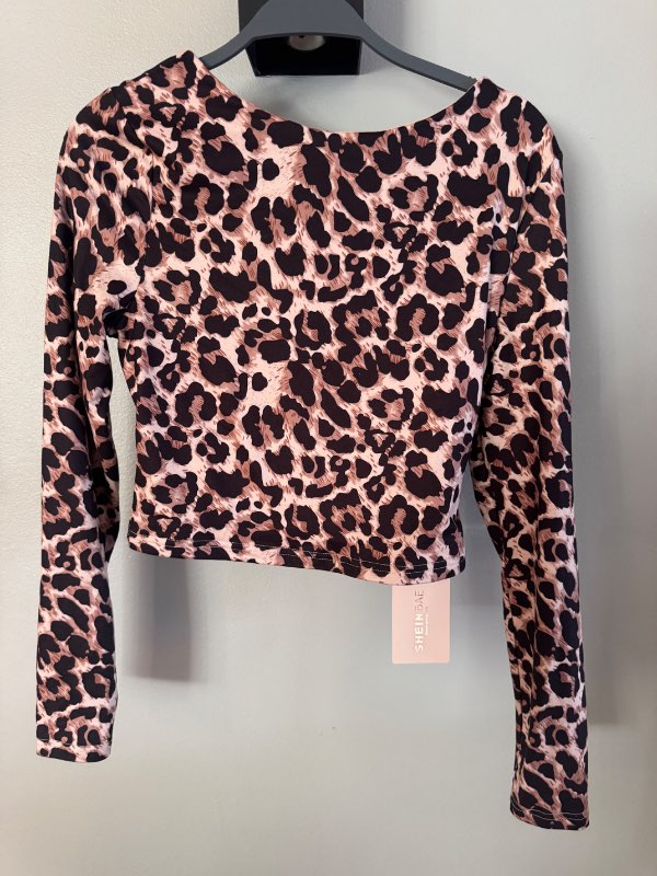 Leopard backless bolur - ónotaður