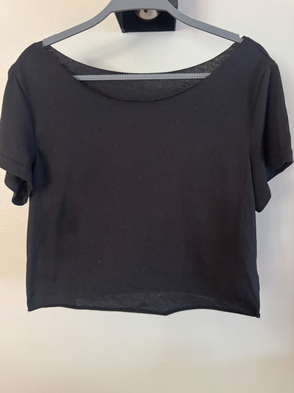 Off the shoulder bolur Svartur