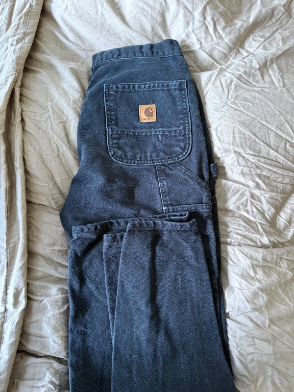 Carhartt bláar buxur
