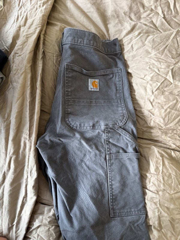 Carhartt gráar buxur