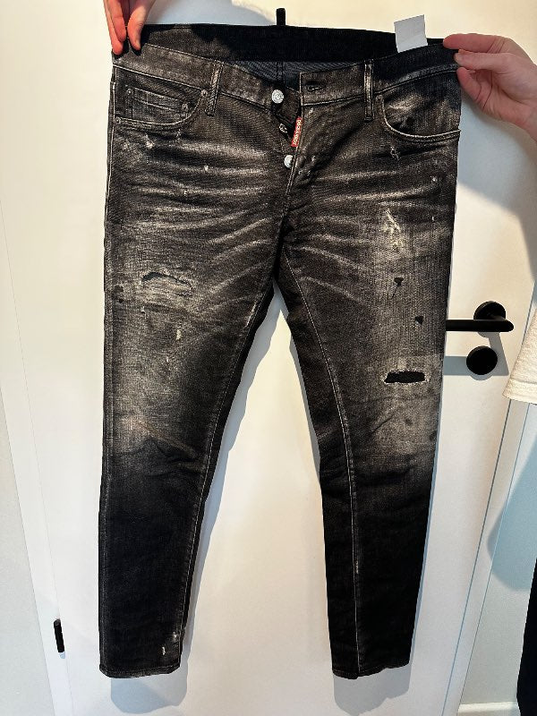 Gallabuxur Dsquared2 - Dökkgráar