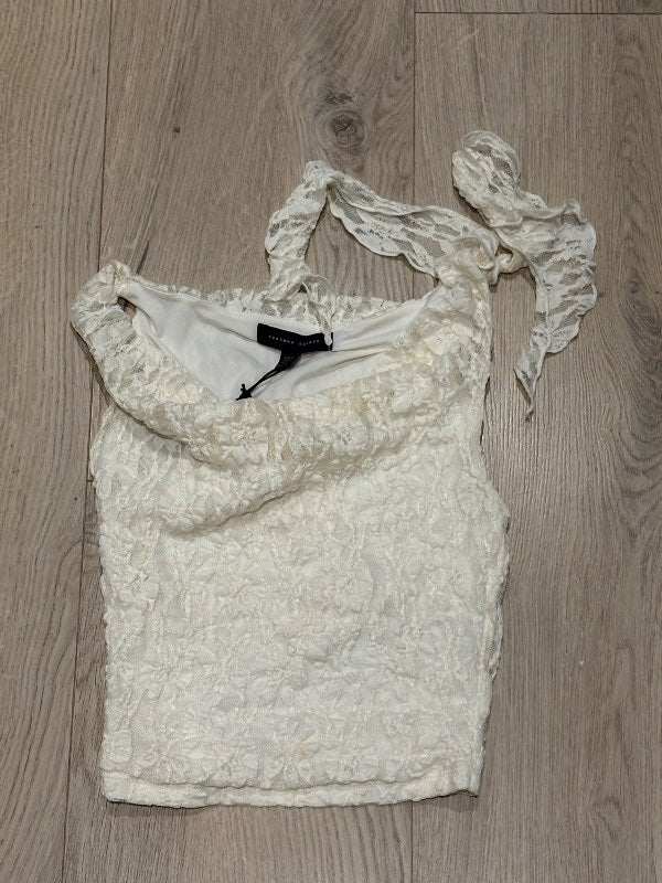 Bershka hvítur toppur