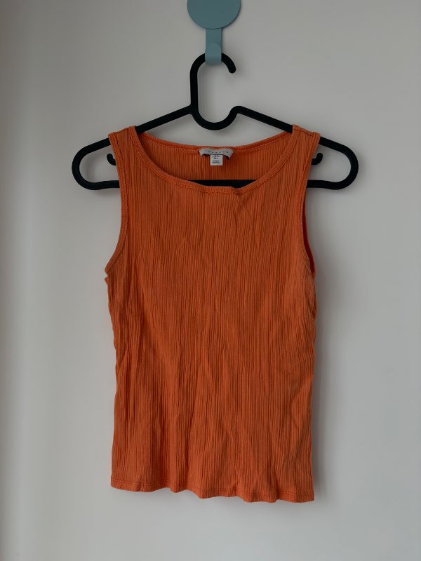 Topshop hlýrabolur appelsínugulur