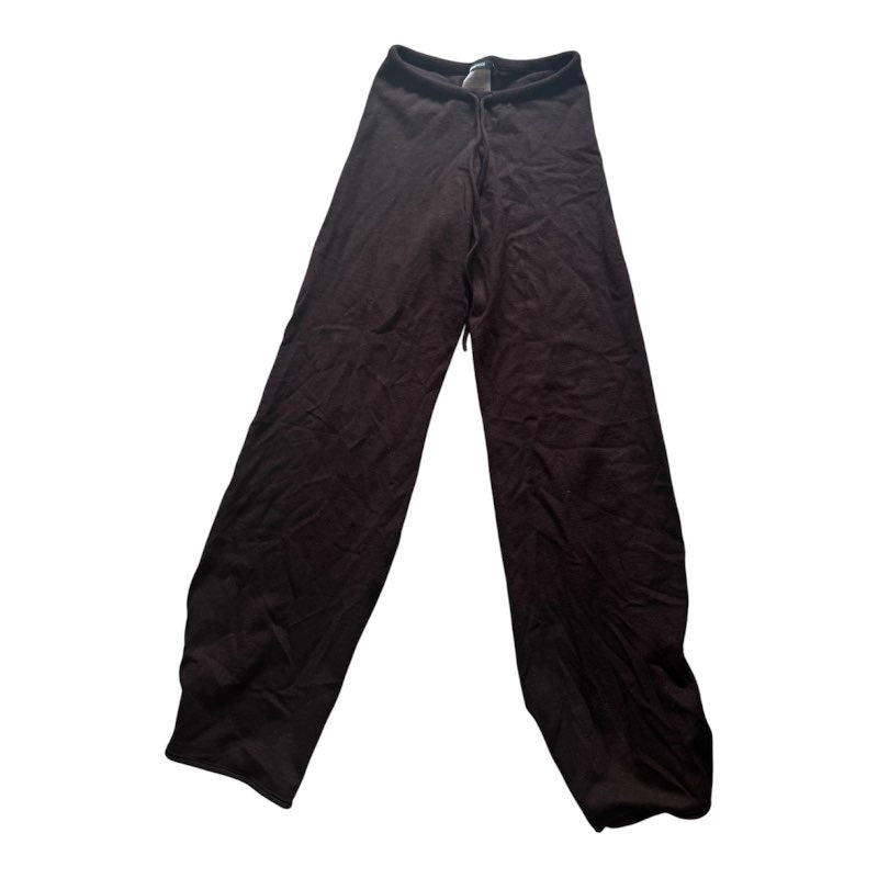 Gina tricot kósybuxur brúnar