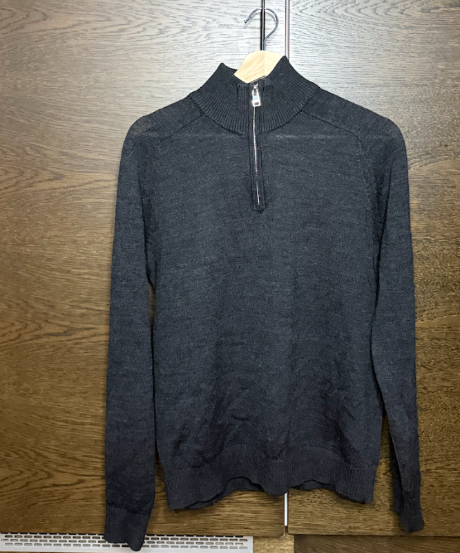 Bruun & Stengade Half zip Grá - M