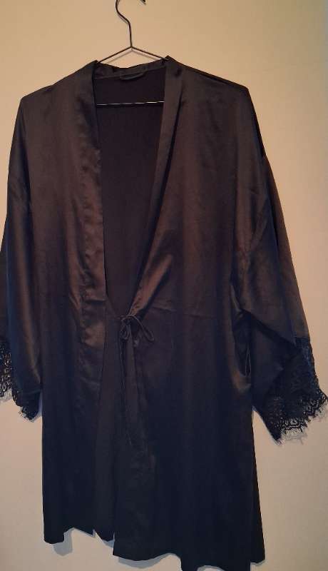 Svartur kimono ÓNOTAÐUR